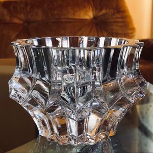 🏺Fine crystal candle holder heavyweight
